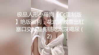 极品人形小母狗【Cc重制版】绝版福利，花式调教露出肛塞口交M腿狗链吃烟灰喝尿 (2)