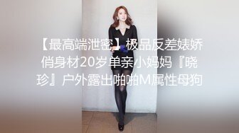 【最高端泄密】极品反差婊娇俏身材20岁单亲小妈妈『晓珍』户外露出啪啪M属性母狗